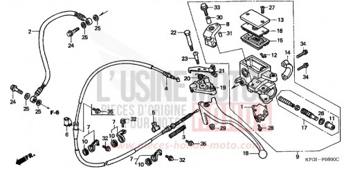 HAUPTBREMSE, HINTEN ZYLINDER FES2501 de 2001